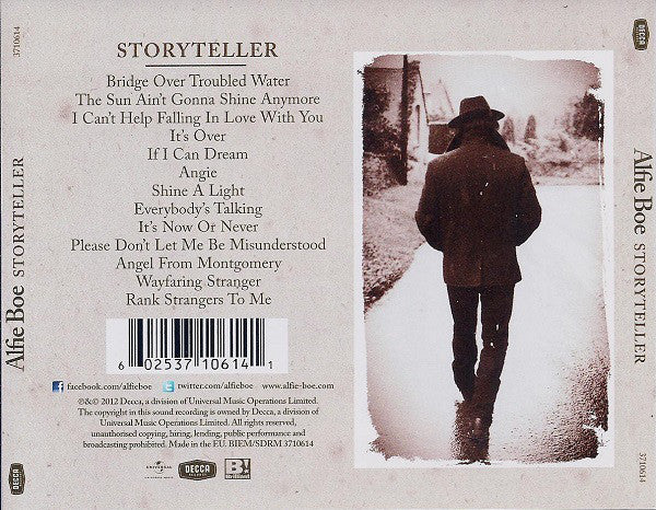 Alfie Boe : Storyteller (CD, Album)