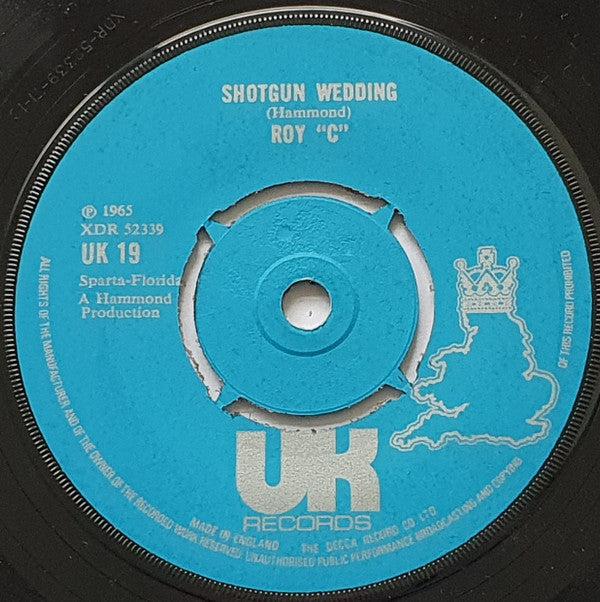 Roy C. Hammond : Shotgun Wedding (7", Single, RE)