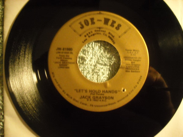Jack Grayson And Blackjack (14) : Tonight I'm Feeling You (All Over Again) / Let's Hold Hands (7")