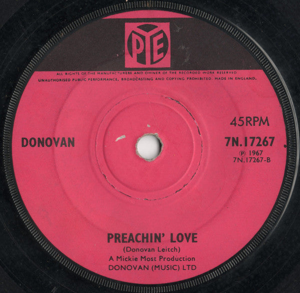 Donovan : Mellow Yellow (7", Single, Sol)