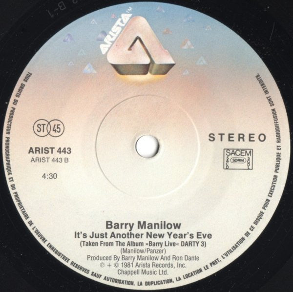 Barry Manilow : The Old Songs (7", Single, Pap)