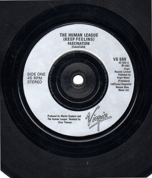 The Human League : (Keep Feeling) Fascination (7", Single, Sil)