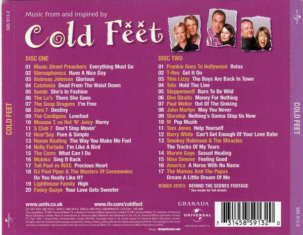 Various : Cold Feet (The Official Soundtrack To The Series) (CD, Comp + CD, Comp, Enh)