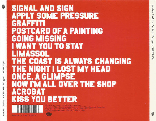 Maxïmo Park : A Certain Trigger (CD, Album, RE)