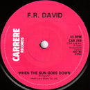 F.R. David : Words (7", Single, Sol)