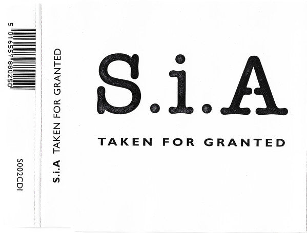 Sia : Taken For Granted (CD, Single)