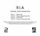 Sia : Taken For Granted (CD, Single)