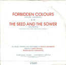 Ryuichi Sakamoto & David Sylvian : Forbidden Colours (7", Single)