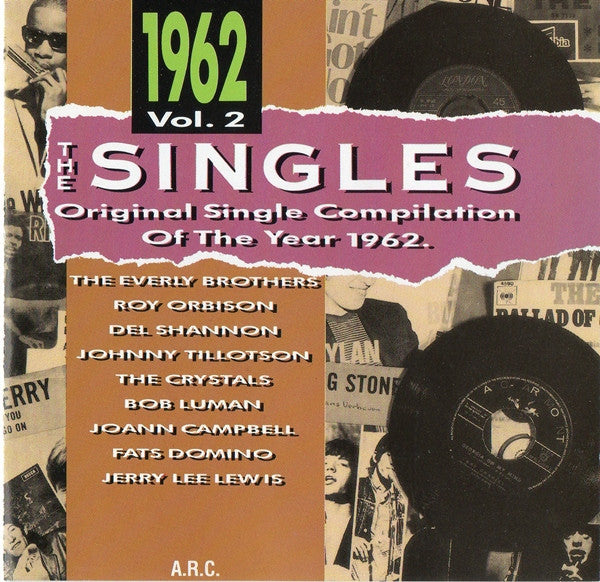 Various : The Singles - Original Single Compilation Of The Year 1962 Vol. 2 (CD, Comp)