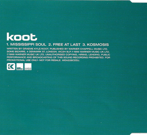 Koot : Mississippi Soul (CD, Single, Promo)