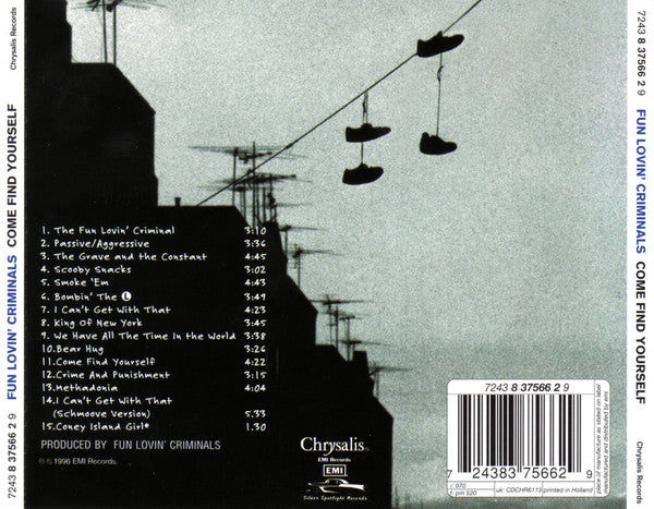 Fun Lovin' Criminals : Come Find Yourself (CD, Album)
