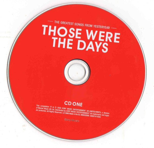 Various : Those Were The Days (2xCD, Comp)