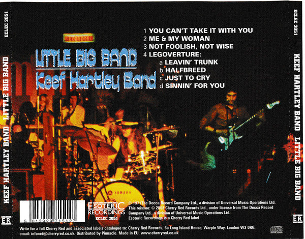 The Keef Hartley Band : Little Big Band (CD, Album, RE, RM)