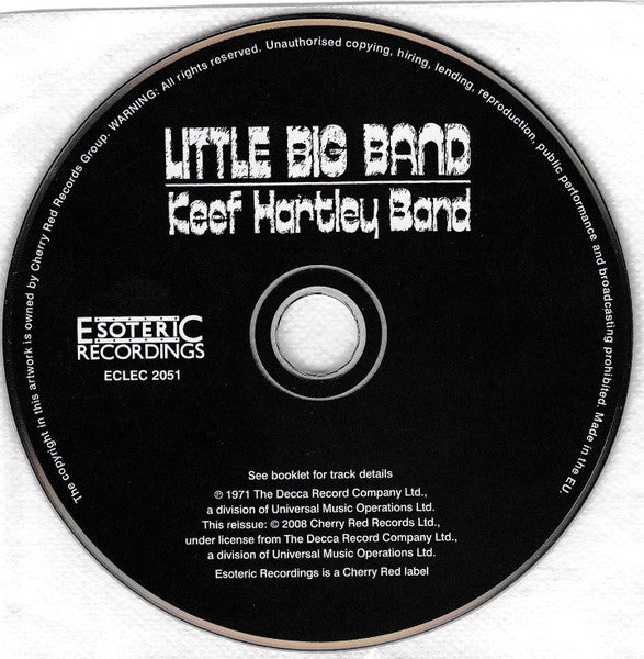 The Keef Hartley Band : Little Big Band (CD, Album, RE, RM)