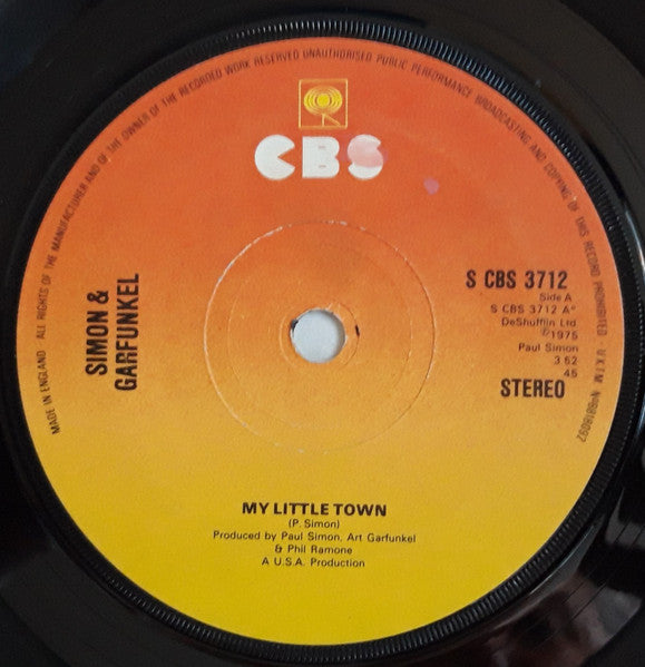 Simon & Garfunkel Plus Art Garfunkel Plus Paul Simon : My Little Town / Rag Doll / You're Kind (7", Single, Sol)
