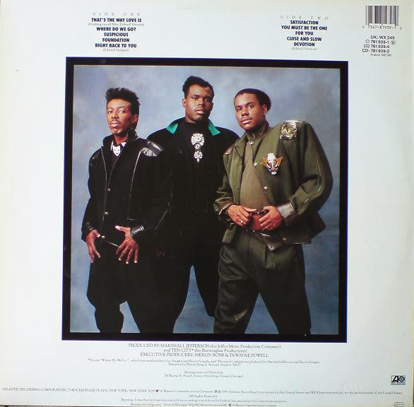 Ten City : Foundation (LP, Album)