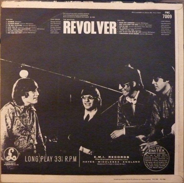 The Beatles : Revolver (LP, Album, Mono)