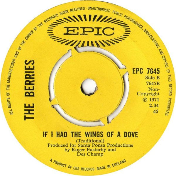 The Rockin' Berries : The King (Don't Be Cruel) (7", Single)