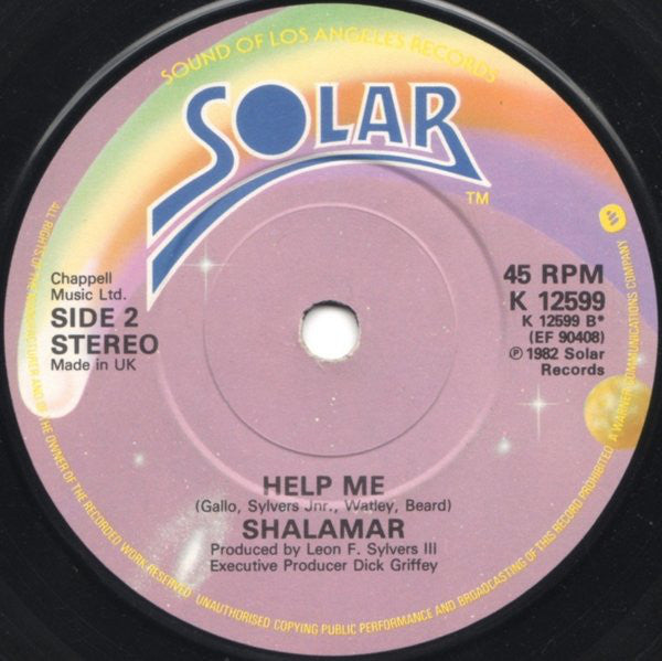 Shalamar : I Can Make You Feel Good / Help Me (7", Single, Pri)