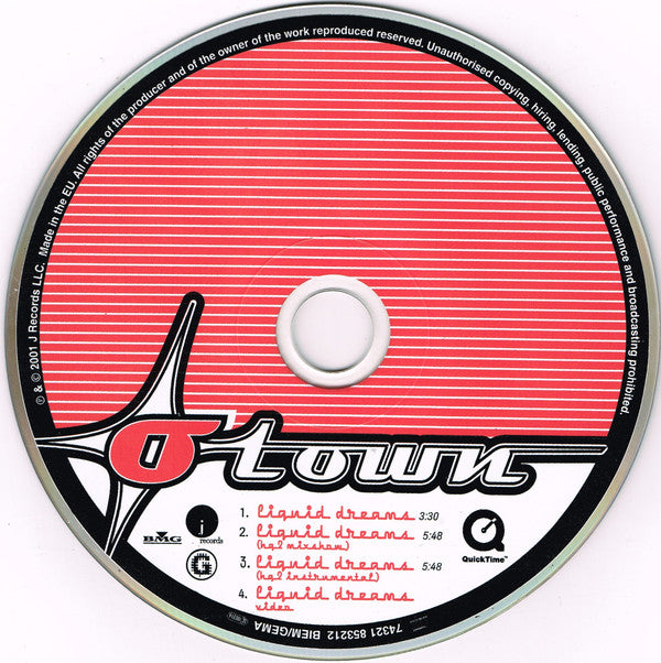 O-Town : Liquid Dreams  (CD, Single, Enh, CD2)