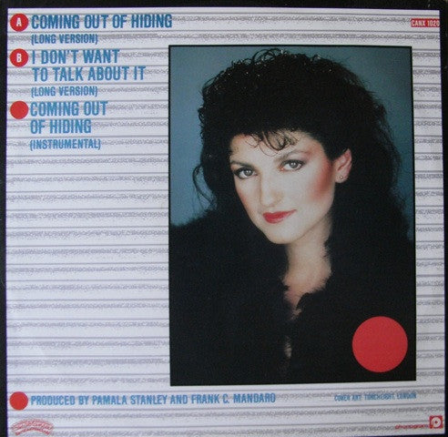 Pamala Stanley : Coming Out Of Hiding (12", Single)