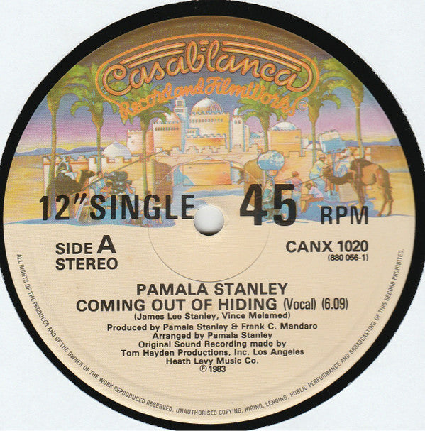 Pamala Stanley : Coming Out Of Hiding (12", Single)