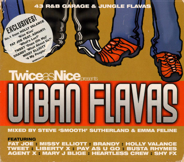 Steve "Smooth" Sutherland & Emma Feline : Twice As Nice Presents Urban Flavas  (2xCD, Mixed)