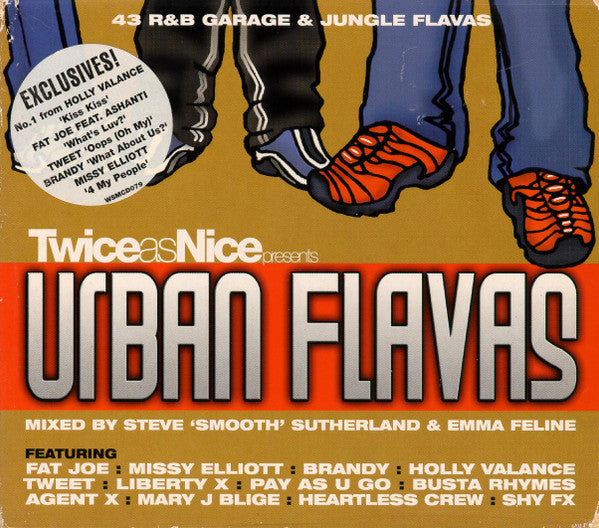 Steve 'Smooth' Sutherland* & Emma Feline : Twice As Nice Presents Urban Flavas  (2xCD, Mixed)