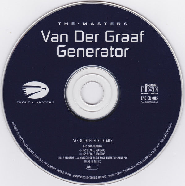 Van Der Graaf Generator : The Masters (CD, Comp)