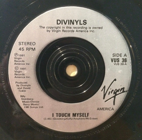 Divinyls : I Touch Myself (7", Single, sil)