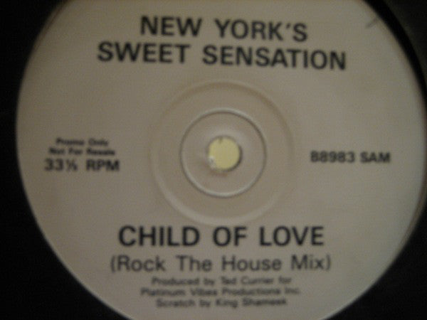 Sweet Sensation : Child Of Love (Rock The House Mix) (12", S/Sided, Promo)