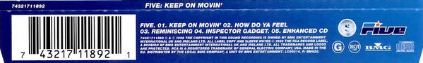 Five : Keep On Movin' (CD, Maxi, Enh)