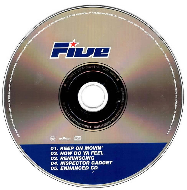 Five : Keep On Movin' (CD, Maxi, Enh)