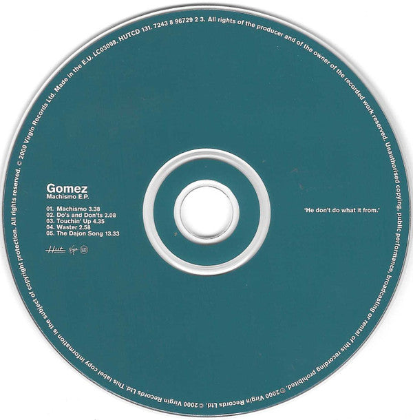 Gomez : Machismo E.P. (CD, EP)