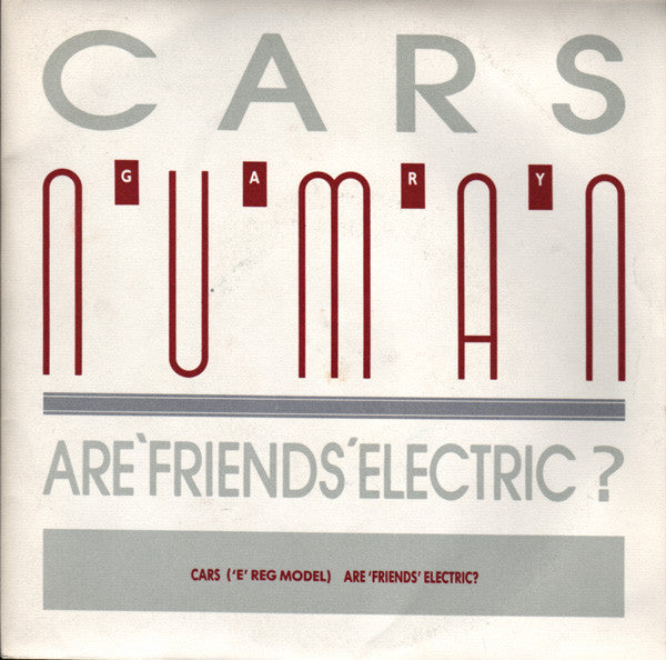 Gary Numan : Cars (7", Single)