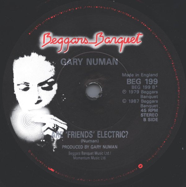 Gary Numan : Cars (7", Single)