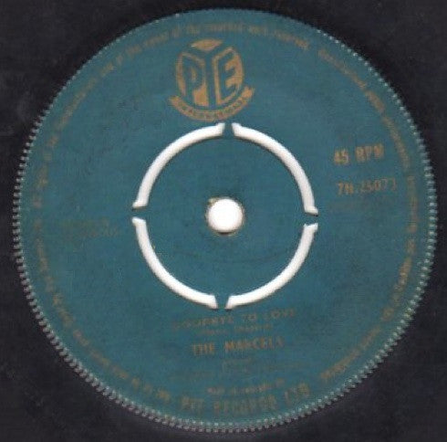 The Marcels : Blue Moon (7", Single)