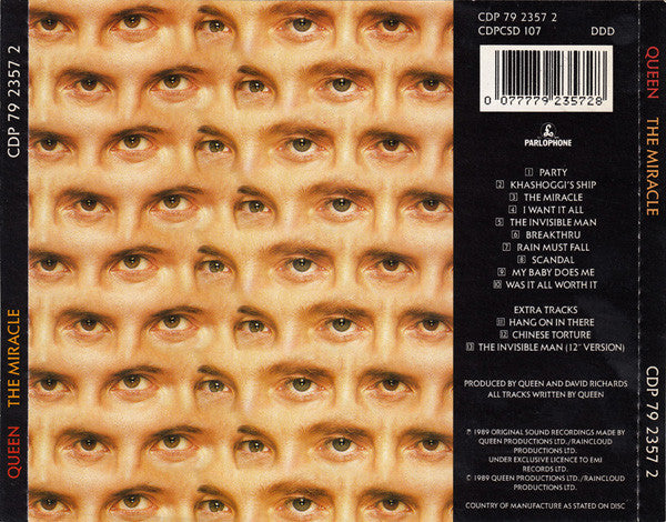 Queen : The Miracle (CD, Album)