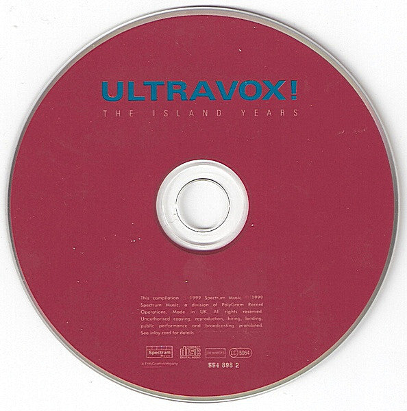 Ultravox : The Island Years (CD, Comp)