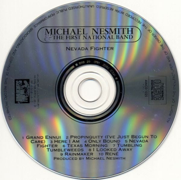 Michael Nesmith & The First National Band : Nevada Fighter (CD, Album, RE)