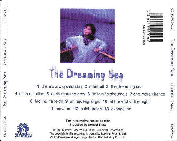 Karen Matheson : The Dreaming Sea (CD, Album)