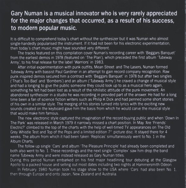 Gary Numan : Document Series Presents (CD, Comp)