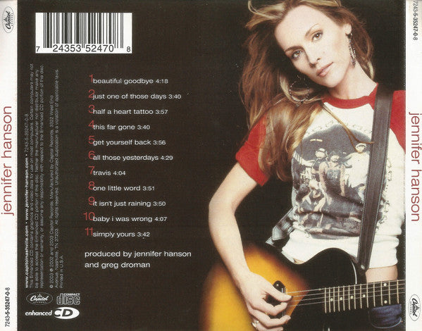 Jennifer Hanson : Jennifer Hanson (CD, Album, Enh)