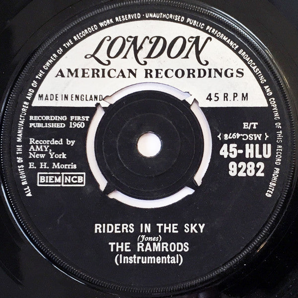 The Ramrods : Riders In The Sky (7", Single)