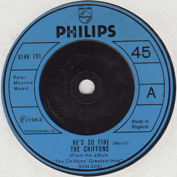 The Chiffons : He's So Fine (7", RE)