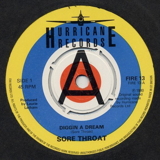 Sore Throat (2) : Diggin A Dream (7", Single)