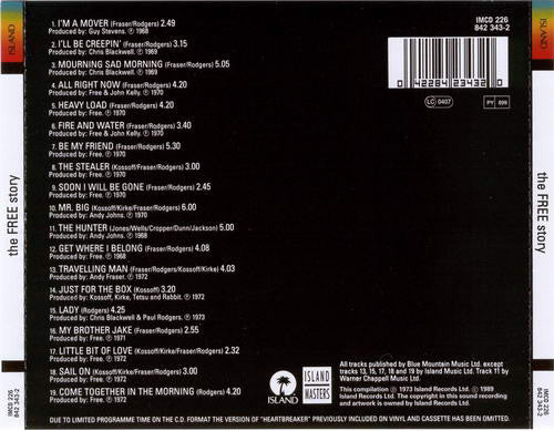 Free : The Free Story (CD, Comp, RE)