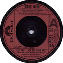 Marti Webb : Take That Look Off Your Face (7", Single, Red)