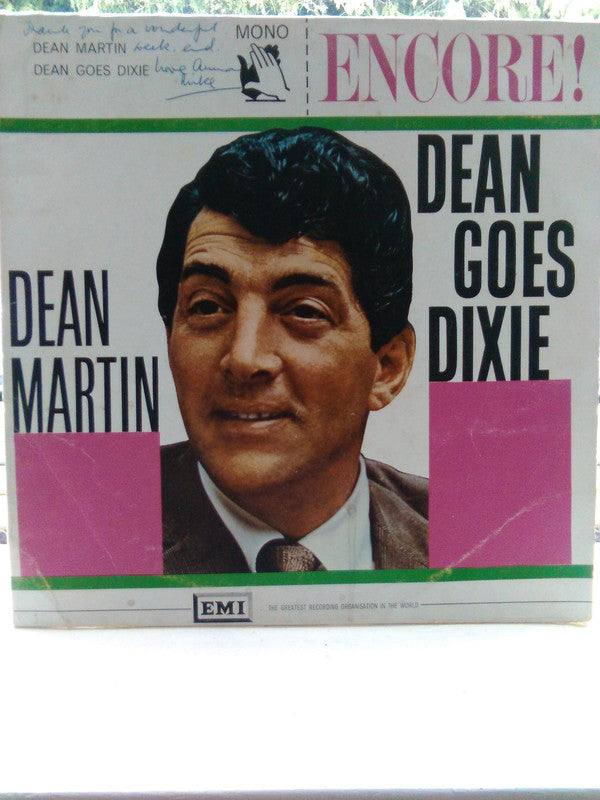 Dean Martin : Dean Goes Dixie (LP, Mono, RE)