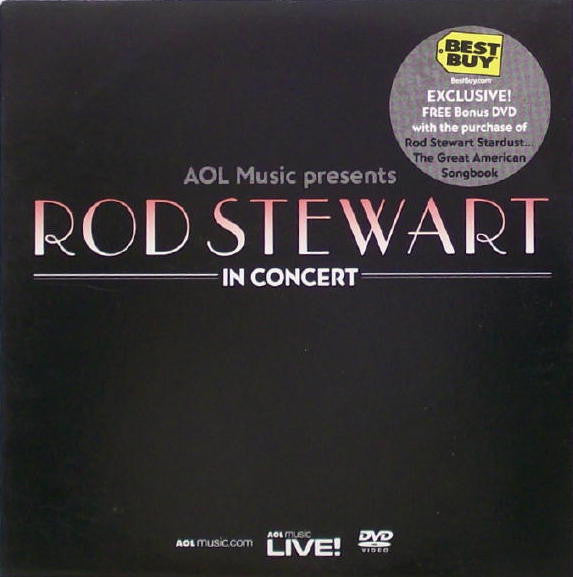 Rod Stewart : AOL Music Presents.. Rod Stewart In Concert (DVD, Promo)